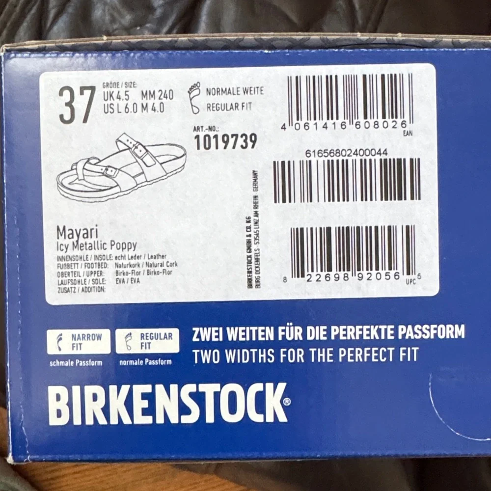 Birkenstock Sandals with Cork Footbed Color “Poppy” - Picture 4 of 5